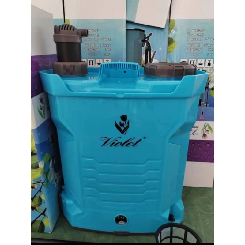 SPRAYER 2 IN 1 ELEKTRIK DAN MANUAL VIOLET KAPASITAS 18 LITER