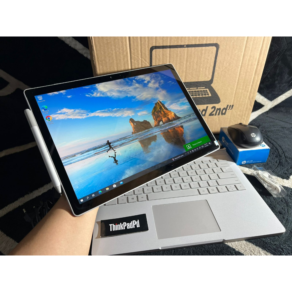 Laptop Microsoft Surface Book 2 Tablet 2 in 1 Core i7 8650U Nvidia GTX 1050 Mulus
