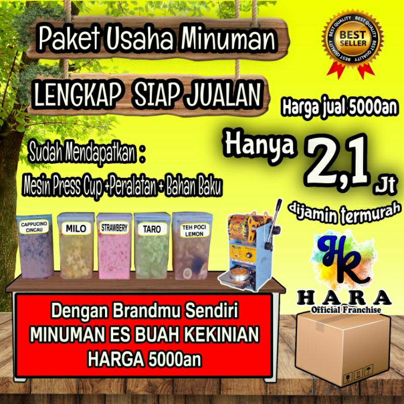 PAKET USAHA/FRANCHISE MINUMAN ES BUAH WATERJUG LENGKAP KEKINIAN