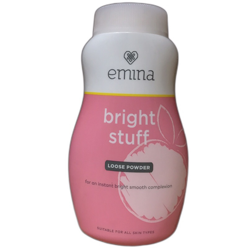 Emina Bright Stuff Loose Powder 55 gr - Bedak Tabur Instan