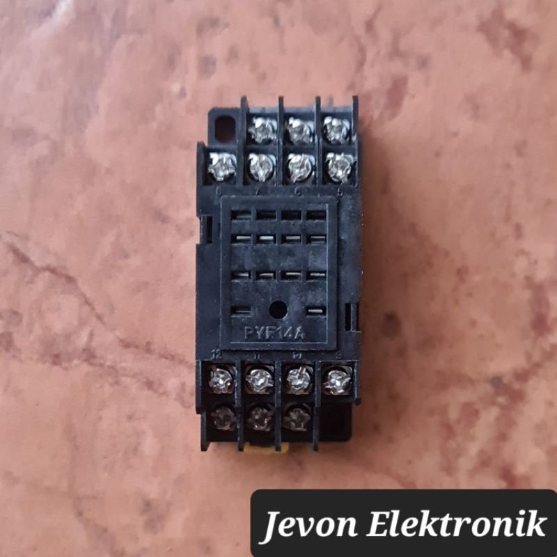 Soket Relay 8 14 kaki p pin Kotak Socket 8p 14p PYF08A PTF08A PYF14A PTF14A