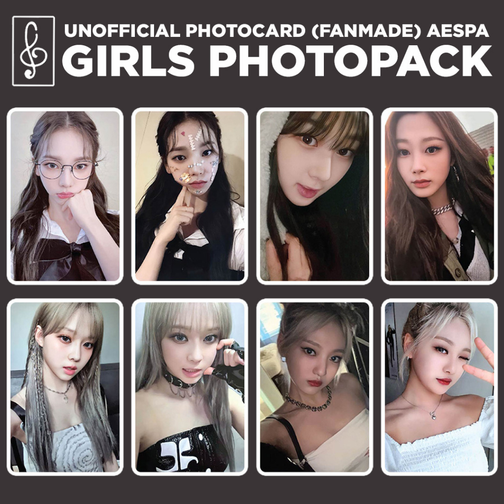 [REPLIKA AESPA] GIRLS PHOTOPACK PHOTOCARD  UNOFFICIAL