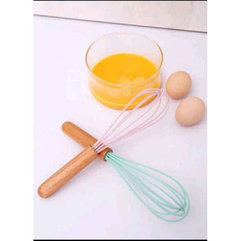 Pengocok Telur Silikon / Egg Whisk Silicone