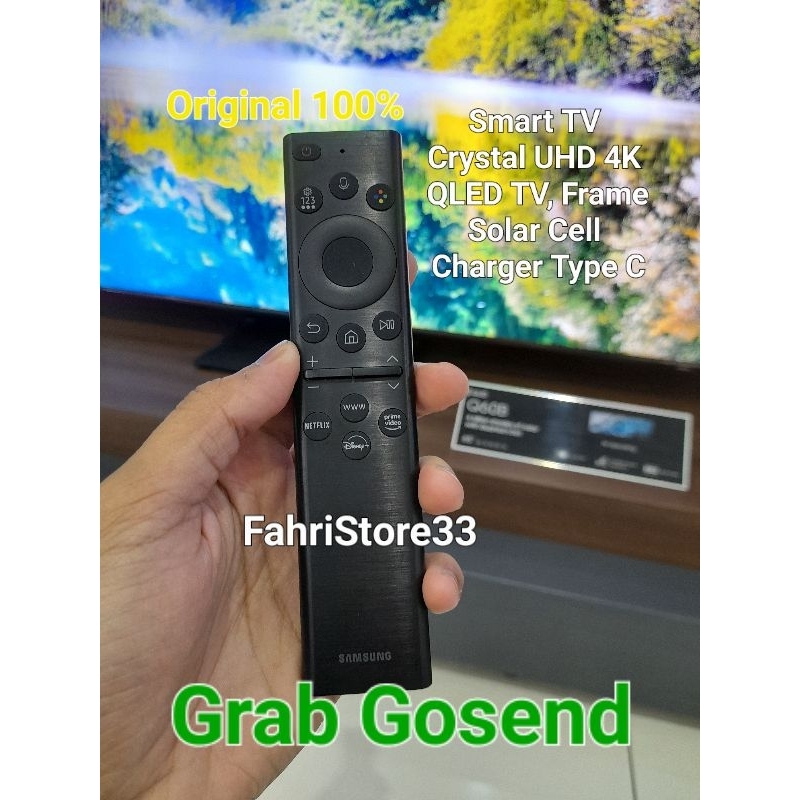 Remote Tv Samsung Smart Original Solar Cell BU8000 BU8500 QLED 4K TV