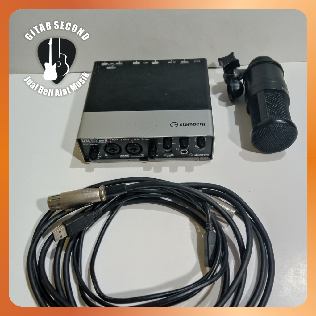 SoundCard Steinberg UR22 | UR 22 MkII Soundcard Recording Sound Card 2 Channel dual Chanel Second da