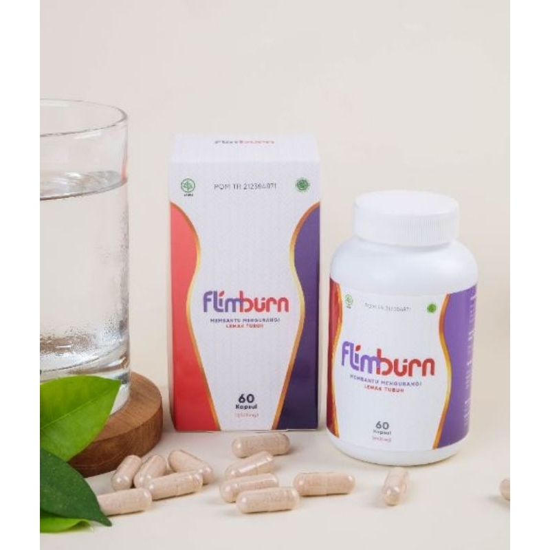 FLIMBURN FAT BURNER DAN SUPLEMENT PELANGSING FLIMTY isi 60 Kapsul