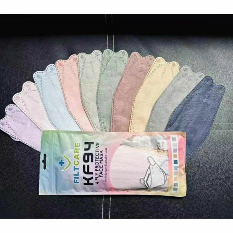 Kf94 Filtcare Mix Warna Untuk Dewasa Isi 10 pcs Per Pack