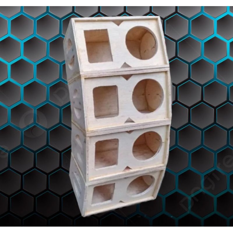 BOX LINE ARRAY 6 INCH SINGGEL  ukuran tweeter audax ax65