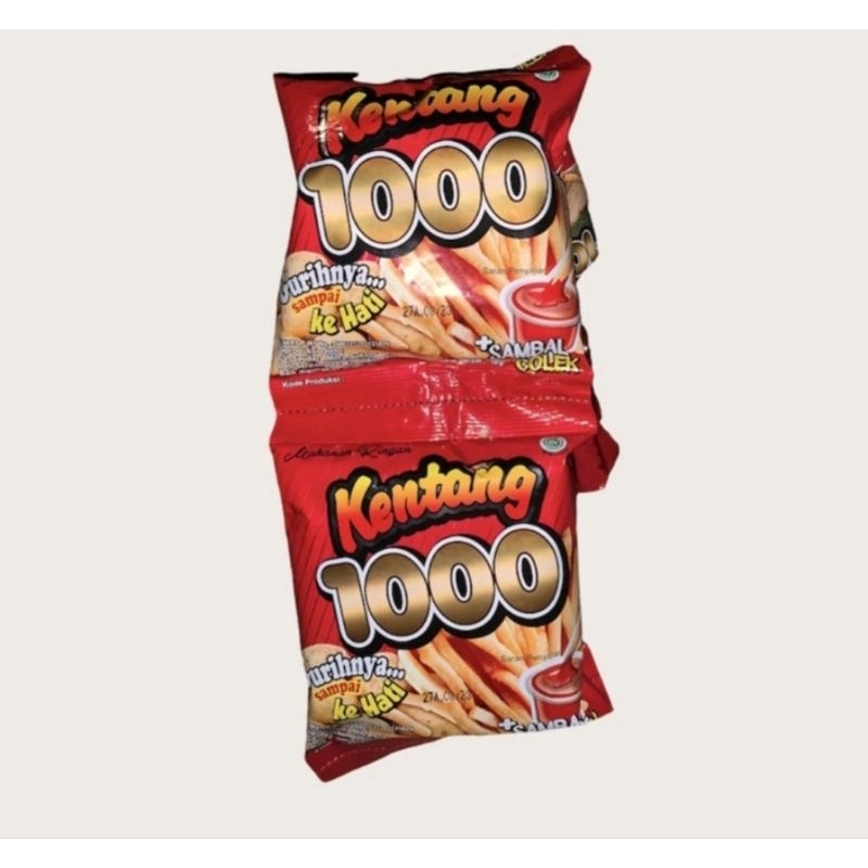 

Kentang 1000 - 1 renceng 10 pcs