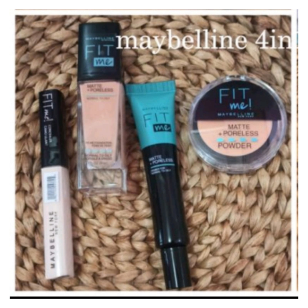 Make Up Set May Fit Me Lengkap Komplit Murah 1 Paket - 4 in 1 3in1 - 2in1- 2in 1 / Foundation + High