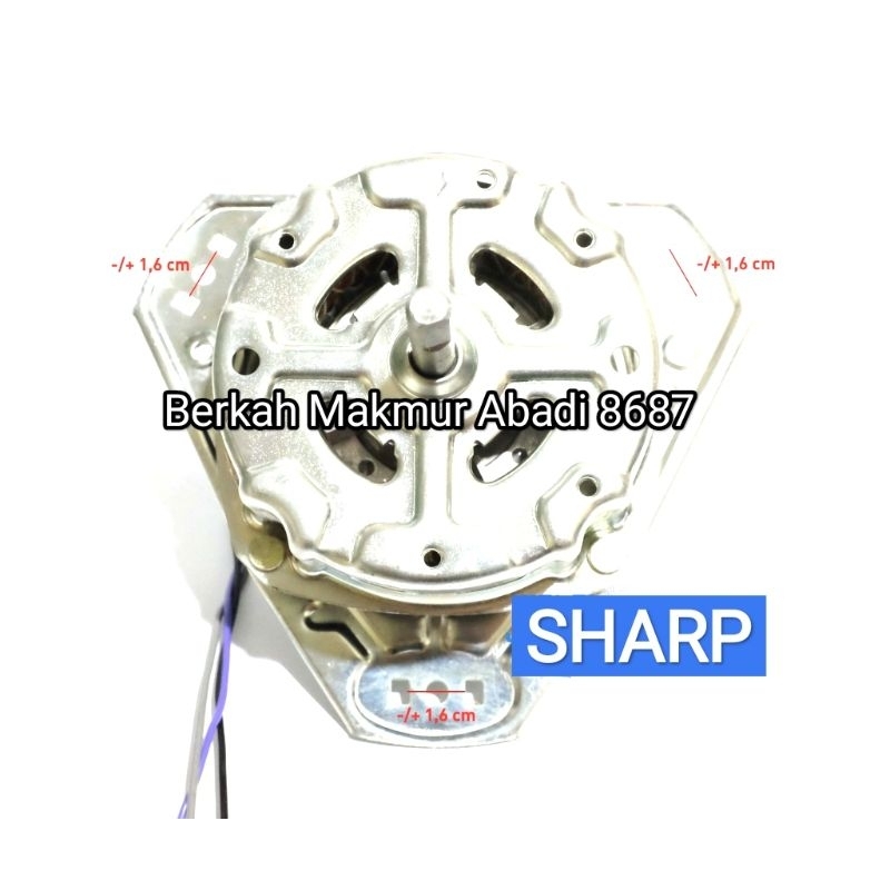 Motor Dinamo Pengering Mesin Cuci SHARP ES-T85NT ES-T85CR ES-T85CL Spin Pengering Sharp Es T85 Nt CL
