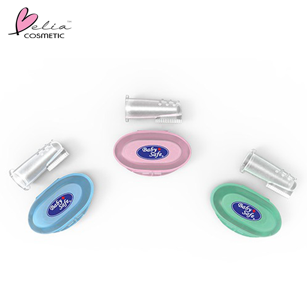 ❤ BELIA ❤ BABY SAFE Finger Toothbrush and Gum Massanger TB001 | Sikat gigi silikon bayi | Silicone | BPOM