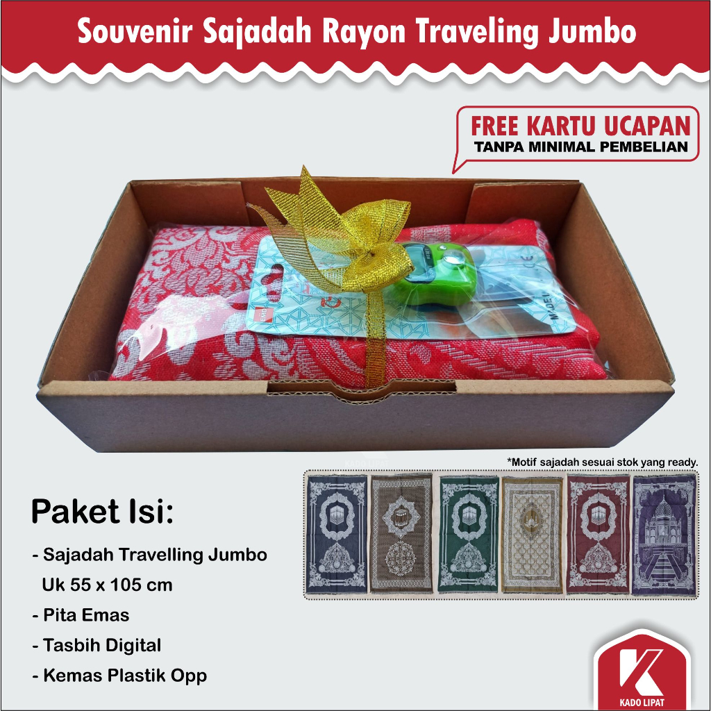 Sajadah Turki Dewasa Grosir Souvenir Gratis Tasbih Kayu Umroh Tahlilan Tahlil Nikah Lebaran