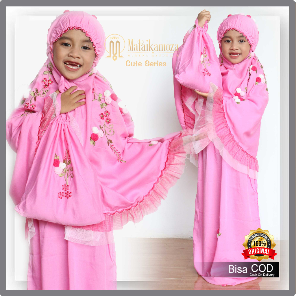 Mukena Anak Bordir Mukena Anak SD Mukenah Anak Tanggung Mukena Rayon Bordir Mukena Anak Murah