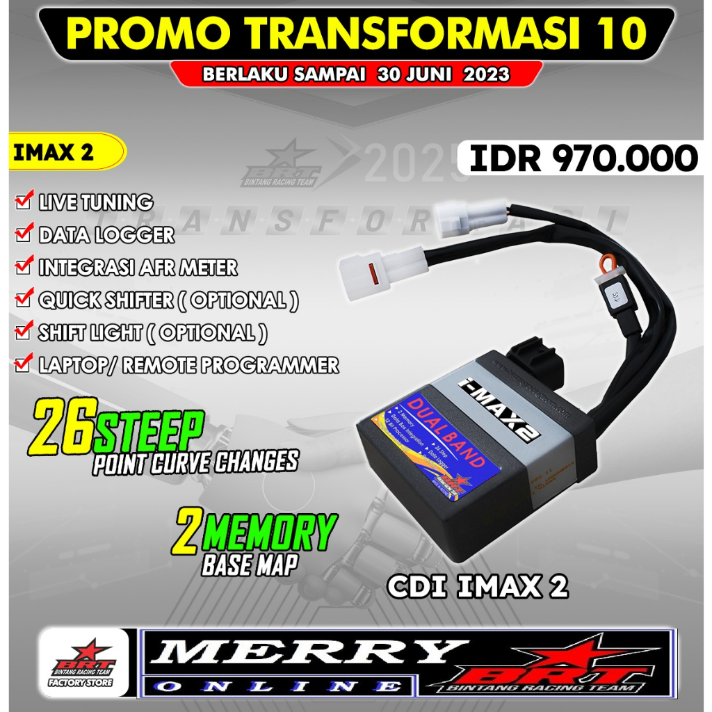 Promo 10 CDI BRT Imax I Max I-Max 2  Dualband Blade Revo Fit 110 KWB