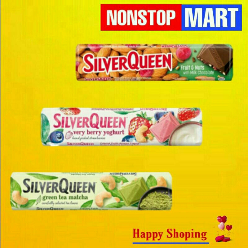 

SILVERQUEEN Berry Yoghurt,Fruit&Nuts,Green Tea 58gr