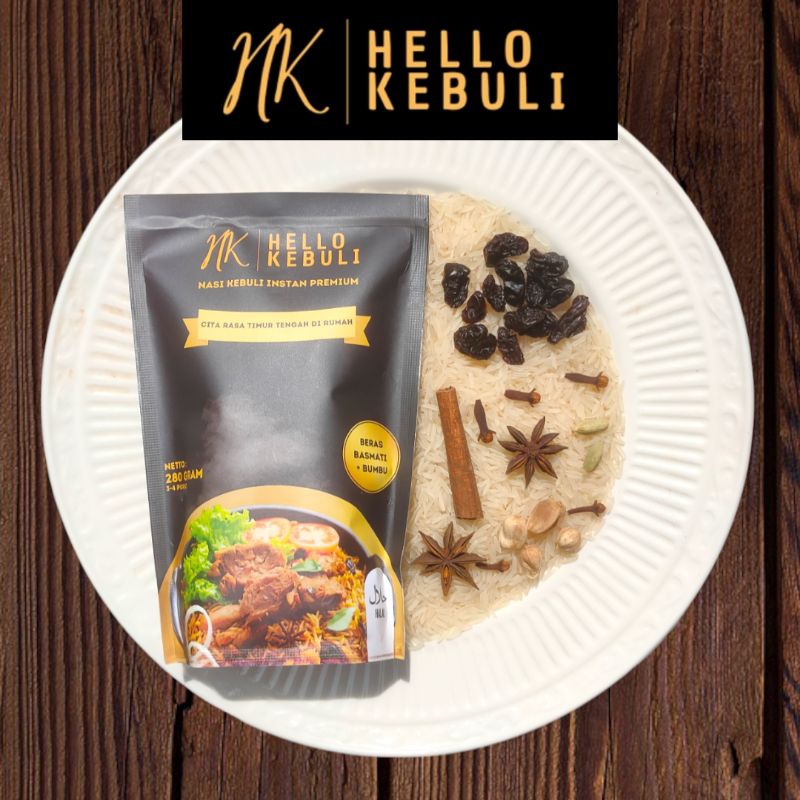 

Nasi Kebuli Instan Premium Hello Kebuli 280 gram