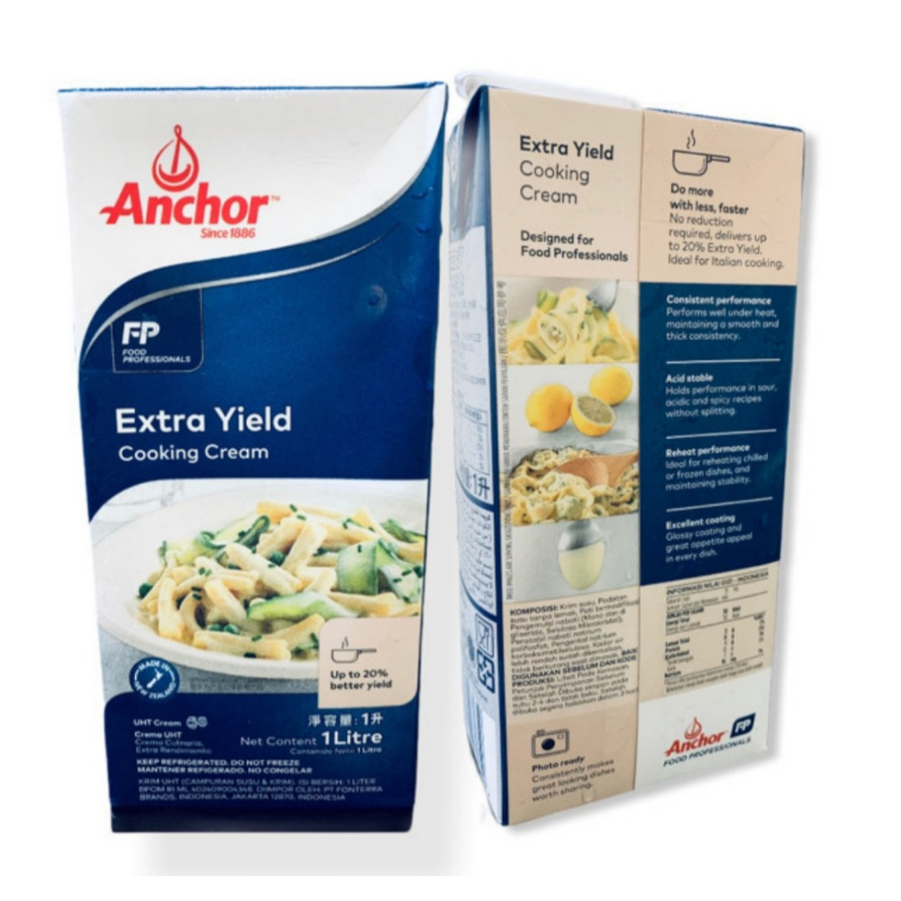 

Anchor extra yield cooking cream 1 Liter