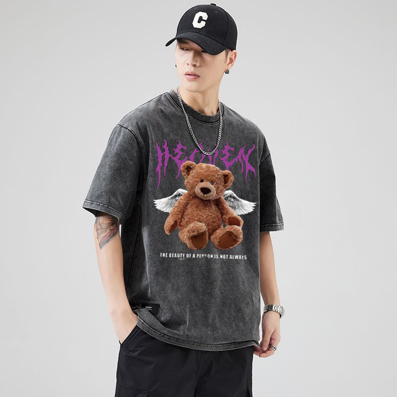 RDGF kaos cowok keren kaos cotton Kaos pria Kaos boneka beruang kaos pria keren original kaos vintage hitam PRIA &amp; WANITA (UNISEX)