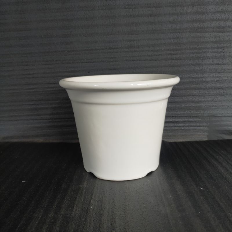 POT KERAMIK BULAT TINGGI SMALL