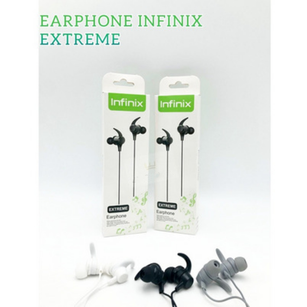 NEW HEADSET/ HEANDSFREE/HF/INFINIX EXTREME STREO  EARPHONE EXTRA BASS