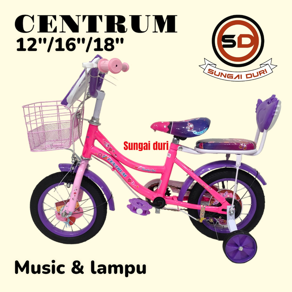 centrum ct 307 sepeda mini anak 12 16 18 inch