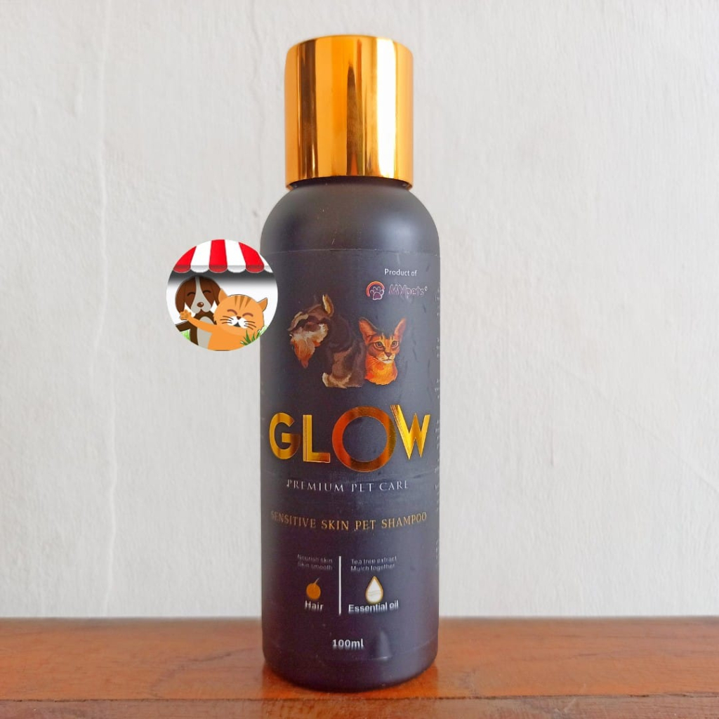 Glow Shampoo Premium Pet Care 100ml - Shampo Hewan Anjing Kucing Sampo