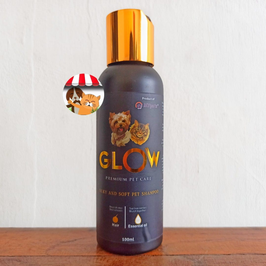 Glow Shampoo Premium Pet Care 100ml - Shampo Hewan Anjing Kucing Sampo
