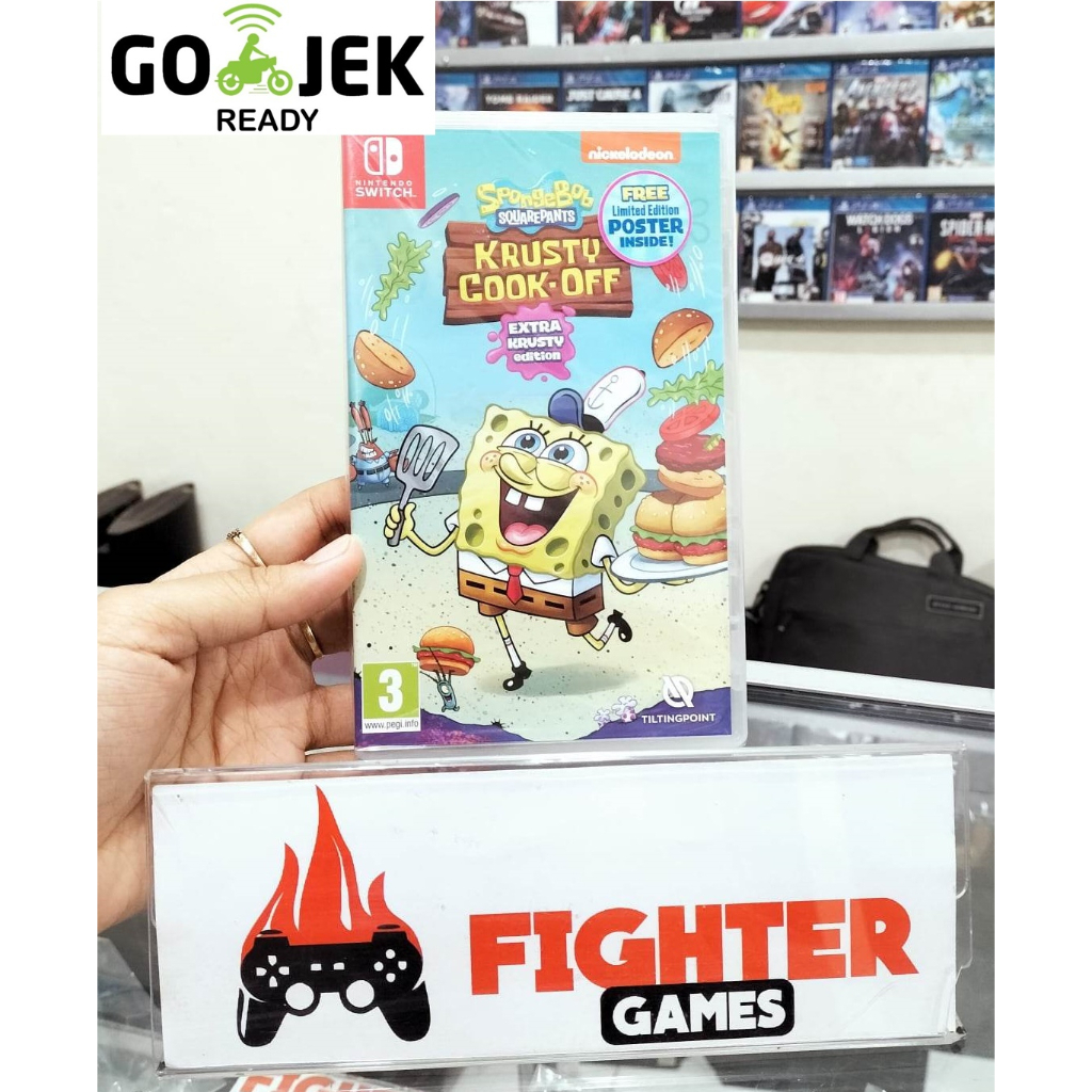 [JOGJA] Spongebob Squarepants Krusty Cook Off Kaset Nintendo Switch
