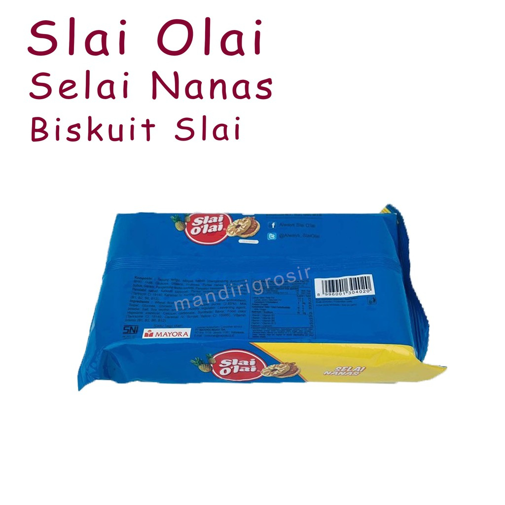 BISKUIT SLAI O'LAI 3 VARIAN RASA 192g