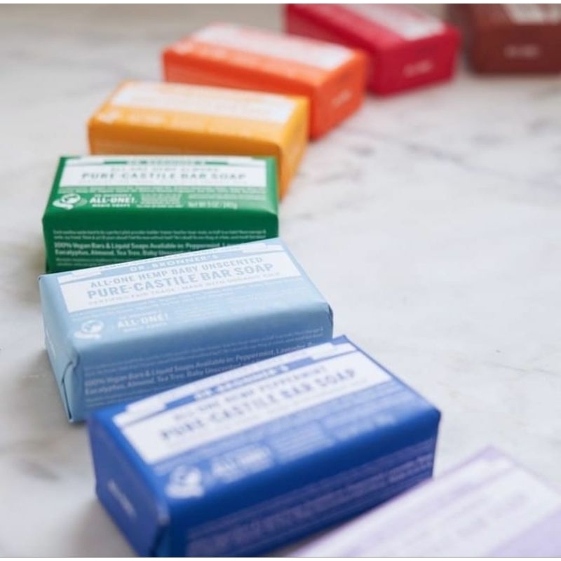 Dr. Bronner's Pure Castile Bar Soap 140 gr - Sabun Batang