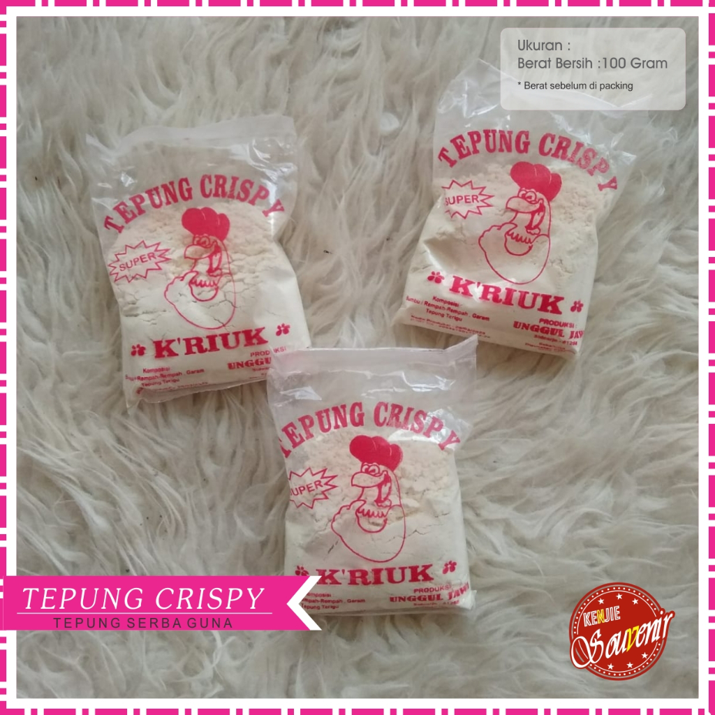 

Tepung Kriuk / Tepung Bumbu / Tepung Crispy / Tepung Crispy Serbaguna