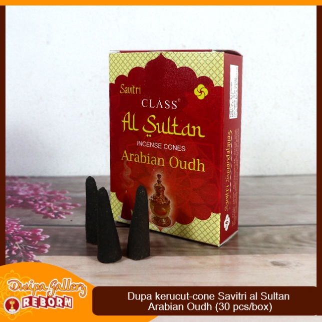 Dupa Hio Wangi Kerucut Cone Tumpeng Savitri al Sultan Arabian Oudh 30pc