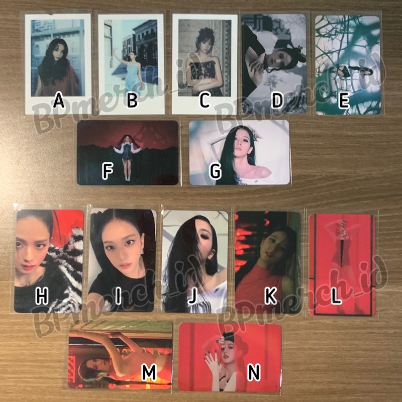 BLACKPINK JISOO [ME] KTOWN4U LUCKY DRAW PHOTOCARD