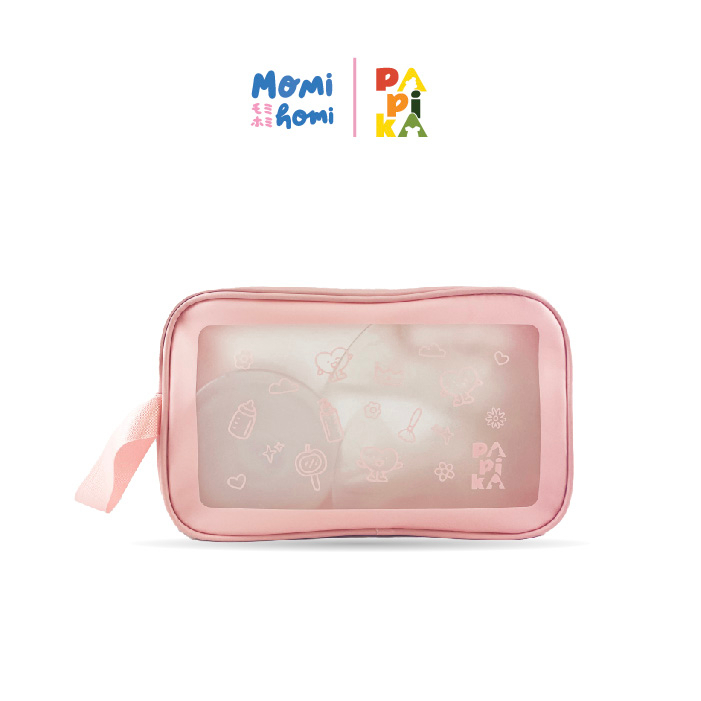 Papika Washbag Waterproof Pouch Tas Serbaguna Anti Air Untuk Membawa Barang Ketika Berpergian / Pouch Travel Organizer / Tas Make Up / Tas Kosmetik Portable Tempat Peralatan Mandi Anti Air 1007 Pouch Make-Up Travel Transparan