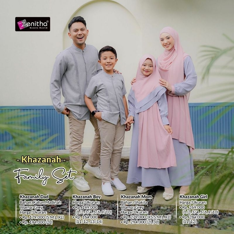 ZENITHA KHAZANAH FAMILY SET GIRL - ZN
