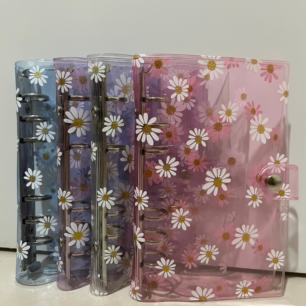 BINDER DAISY RING SILVER A6 JELLY CASE