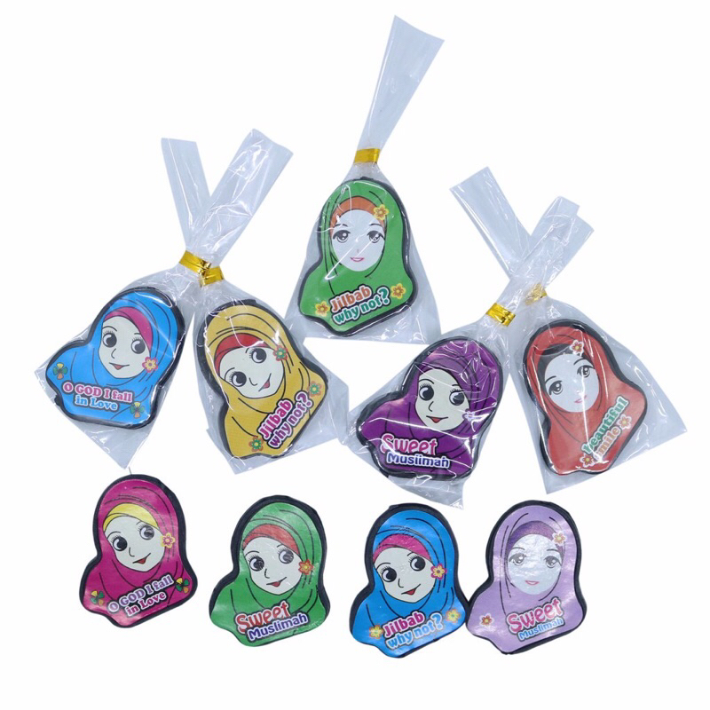 Bros Hijab Karakter Muslimah Termurah / Aksesoris wanita dan souvenir pernikahan murah unik