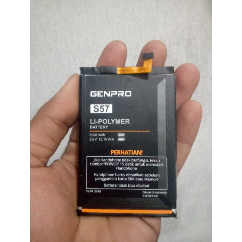 batrai genpro S57 original copotan