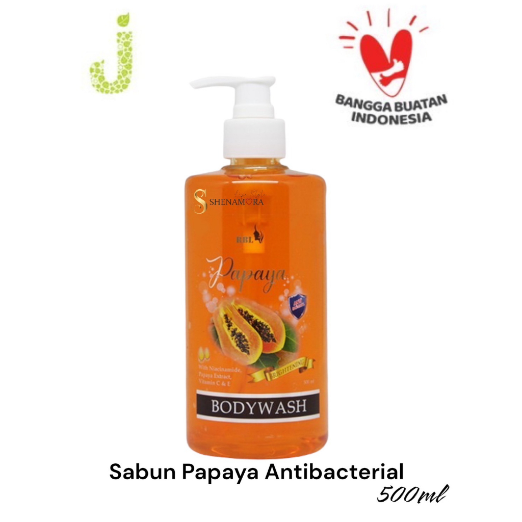 RBL Sabun Mandi Antiseptic | Papaya Body Wash 500 ml