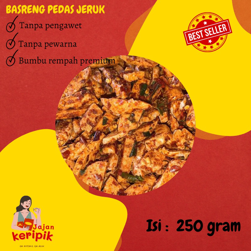

Basreng pedas daun jeruk 250gram Jajankeripik TERMURAH TERBAIK
