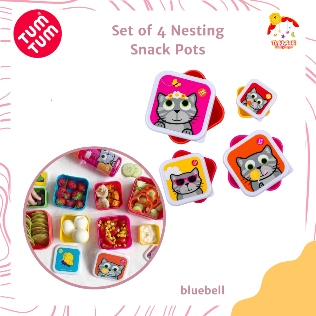 Wadah makanan Tumtum Nesting Snackpots