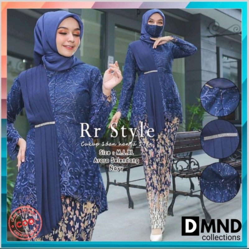 SET KEBAYA AURORA SELENDANG - KEBAYA MODERN - KEBAYA WISUDA - KEBAYA PESTA - ATASAN KEBAYA MODERN - KEBAYA KEKINIAN - KEBAYA BRUKAT - ATASAN KEBAYA BROKAT - SET KEBAYA MODERN - SET KEBAYA - KEBAYA PESTA