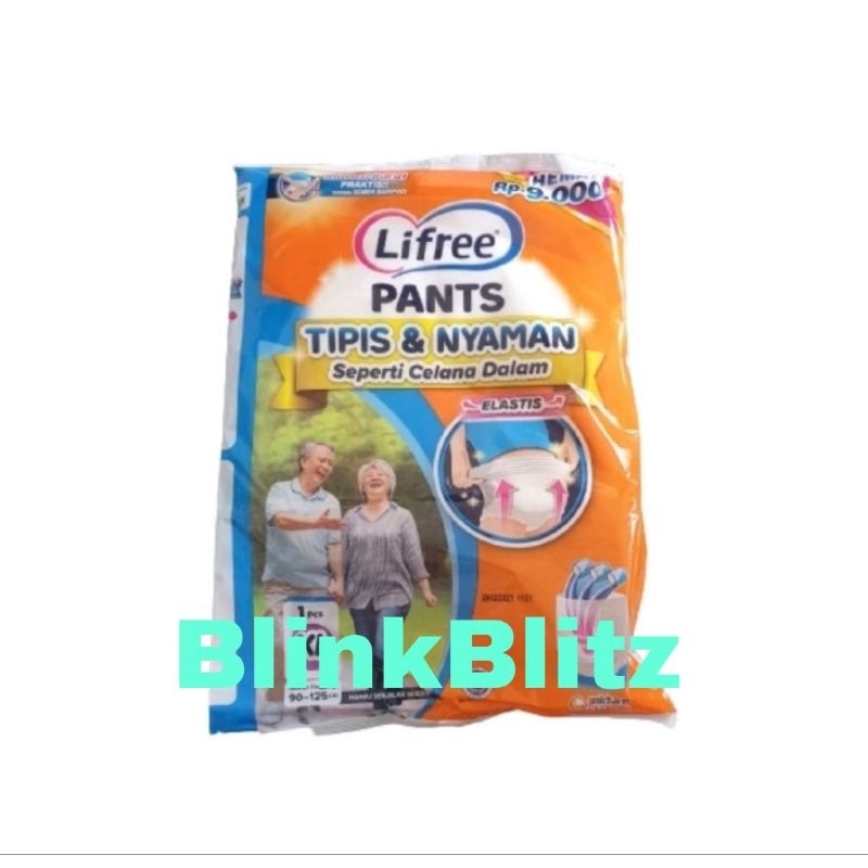Lifree Popok Celana Dewasa Perekat M L XXL Old Pants Pampers