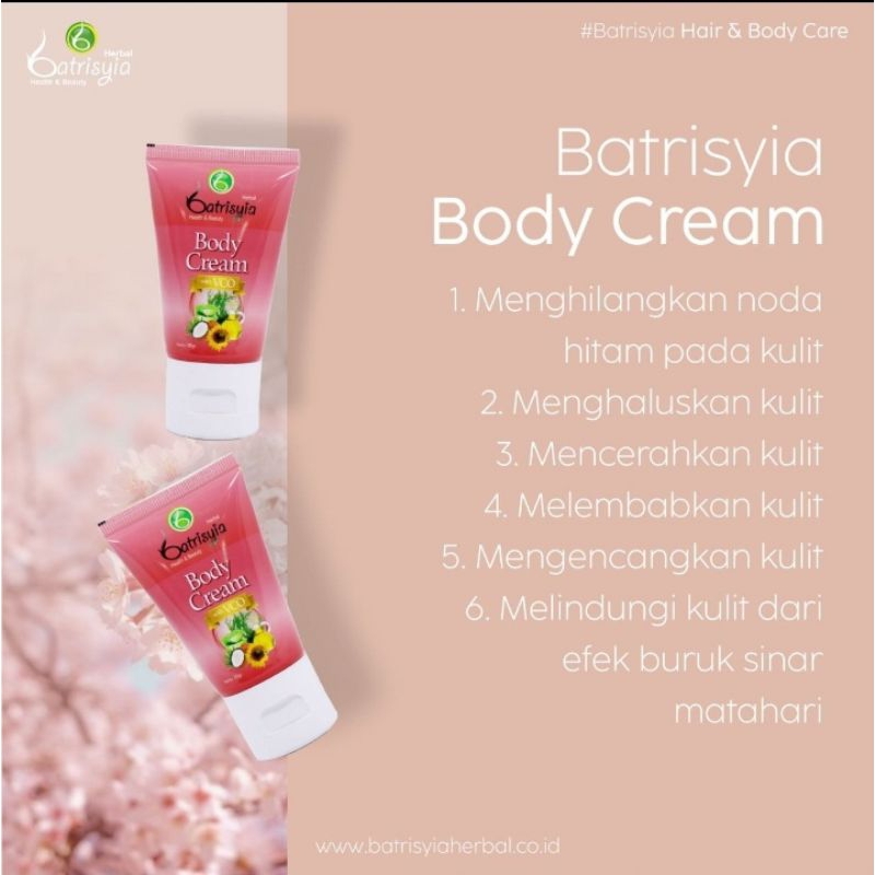 Body cream Batrisyia Herbal