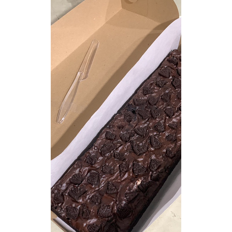 

Fudge Oreo Brownies