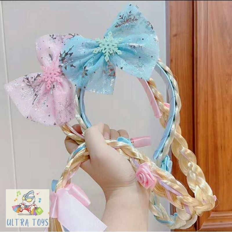 [ULTRATOYS] BANDO HAIR ELSA BANDO RAMBUT KEPANG