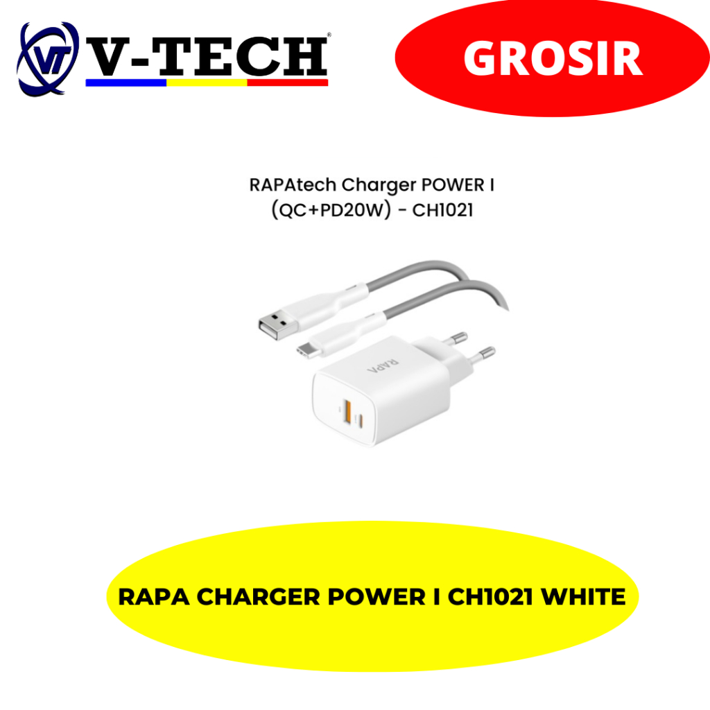 RAPA CHARGER POWER I CH1021 WHITE