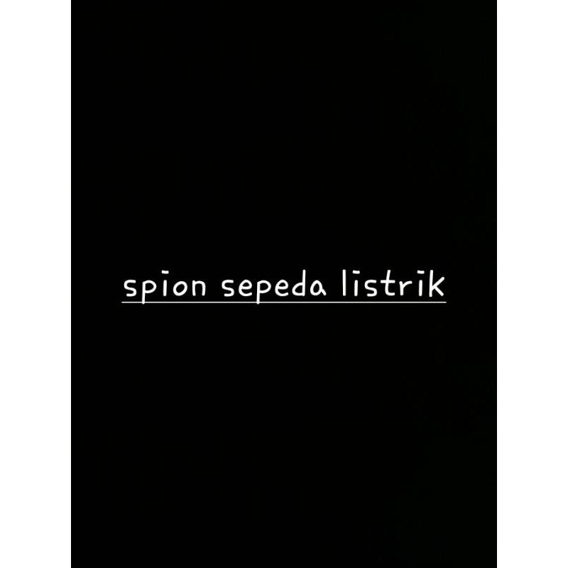 spion sepeda listrik