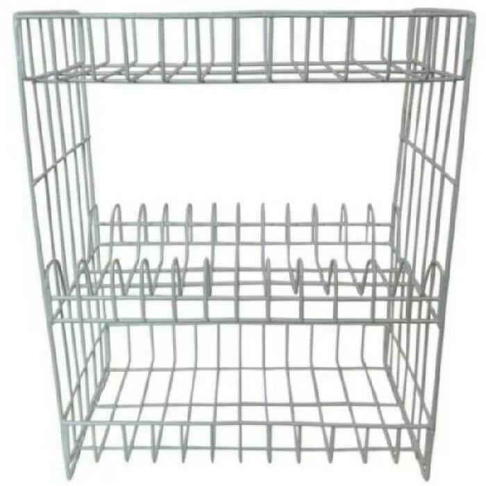 RAK PIRING BESI 2 TINGKAT / 3 TINGKAT ANTI KARAT